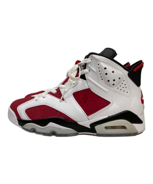 NIKE（ナイキ）NIKE (ナイキ) AIR JORDAN 6 RETRO CARMINE レッド×ホワイト サイズ:26cmの古着・服飾アイテム