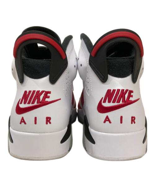 NIKE（ナイキ）NIKE (ナイキ) AIR JORDAN 6 RETRO CARMINE レッド×ホワイト サイズ:26cmの古着・服飾アイテム