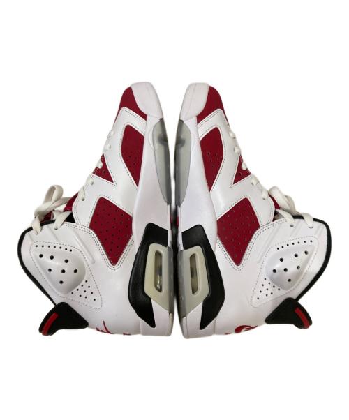 NIKE（ナイキ）NIKE (ナイキ) AIR JORDAN 6 RETRO CARMINE レッド×ホワイト サイズ:26cmの古着・服飾アイテム
