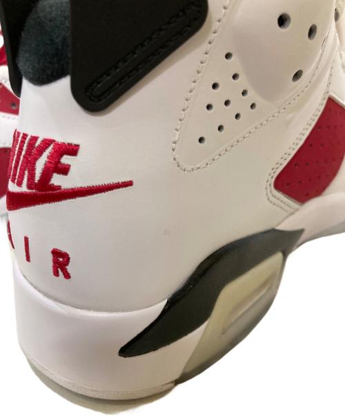 NIKE（ナイキ）NIKE (ナイキ) AIR JORDAN 6 RETRO CARMINE レッド×ホワイト サイズ:26cmの古着・服飾アイテム