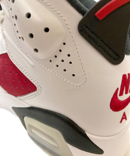 NIKE（ナイキ）NIKE (ナイキ) AIR JORDAN 6 RETRO CARMINE レッド×ホワイト サイズ:26cmの古着・服飾アイテム