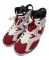NIKE（ナイキ）の古着「AIR JORDAN 6 RETRO CARMINE」｜レッド×ホワイト