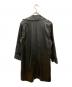 adidas Originals (アディダスオリジナル) フェイクレザートレンチコート ブラック サイズ:S：8000円
