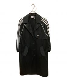 adidas Originals（アディダスオリジナル）の古着「PRIMEBLUE トレンチコート」｜ブラック