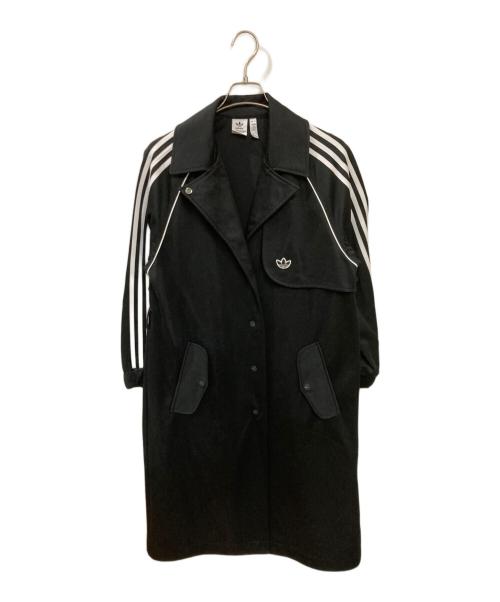 adidas Originals（アディダスオリジナル）adidas Originals (アディダスオリジナル) PRIMEBLUE トレンチコート ブラック サイズ:Mの古着・服飾アイテム