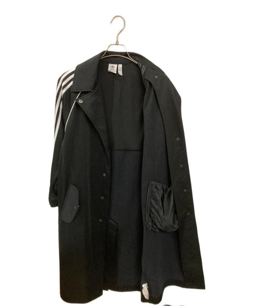 adidas Originals（アディダスオリジナル）adidas Originals (アディダスオリジナル) PRIMEBLUE トレンチコート ブラック サイズ:Mの古着・服飾アイテム