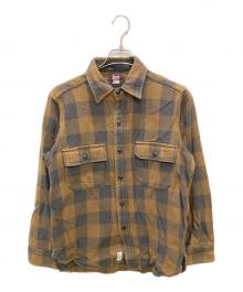 WOOLRICH（ウールリッチ）の古着「ロングスリーブオーセンティックフランネルシャツ」｜ブラウン