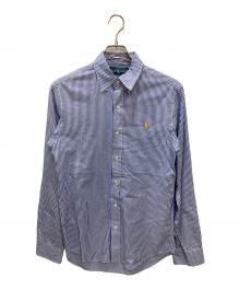 RALPH LAUREN（ラルフローレン）の古着「ストライプシャツ」｜ブルー
