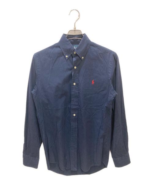 RALPH LAUREN（ラルフローレン）RALPH LAUREN (ラルフローレン) シャドーストライプシャツ ネイビー サイズ:XSの古着・服飾アイテム