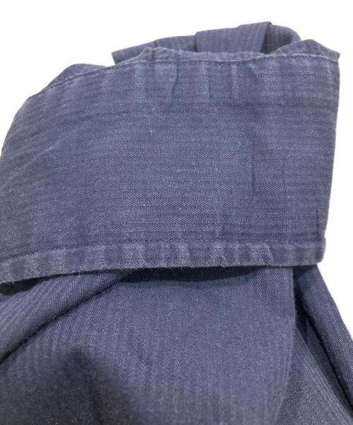 RALPH LAUREN（ラルフローレン）RALPH LAUREN (ラルフローレン) シャドーストライプシャツ ネイビー サイズ:XSの古着・服飾アイテム
