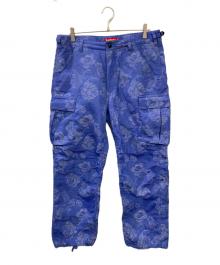 SUPREME（シュプリーム）の古着「Floral Tapestry Cargo Pant」｜ブルー