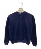POLO RALPH LAURENポロ・ラルフローレン）の古着「刺繍スウェット」｜ネイビー