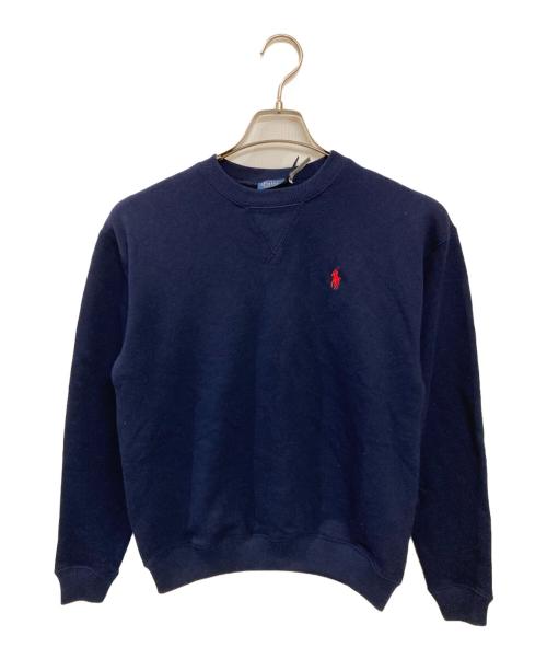 POLO RALPH LAUREN（ポロ・ラルフローレン）POLO RALPH LAUREN (ポロ・ラルフローレン) 刺繍スウェット ネイビー サイズ:XSの古着・服飾アイテム