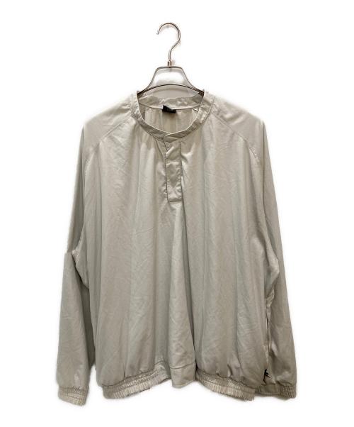 NIKE（ナイキ）NIKE (ナイキ) 古着スナップボタンリブプルオーバー ベージュ サイズ:XXLの古着・服飾アイテム