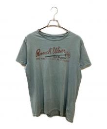 RRL（ダブルアールエル）の古着「プリントTシャツ」｜ブルー