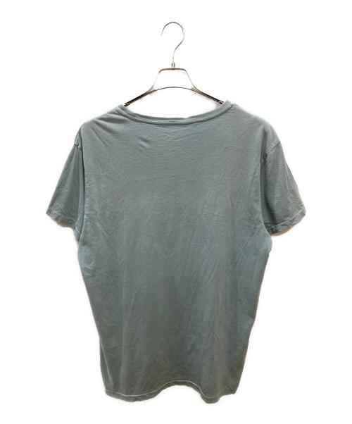 RRL（ダブルアールエル）RRL (ダブルアールエル) プリントTシャツ ブルー サイズ:Lの古着・服飾アイテム