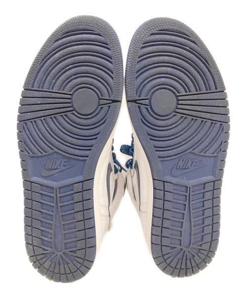 NIKE（ナイキ）NIKE (ナイキ) AIR JORDAN 1 RETRO HIGH OG METALLIC NAVY ホワイト サイズ:26cmの古着・服飾アイテム