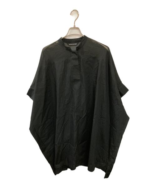 mizuiro-ind（ミズイロインド）mizuiro-ind (ミズイロインド) プルオーバーシャツワンピース ブラック サイズ:Freeの古着・服飾アイテム