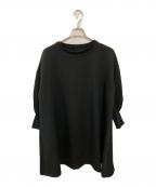 BEARDSLEYビアズリー）の古着「袖パフダンボールワンピース」｜ブラック