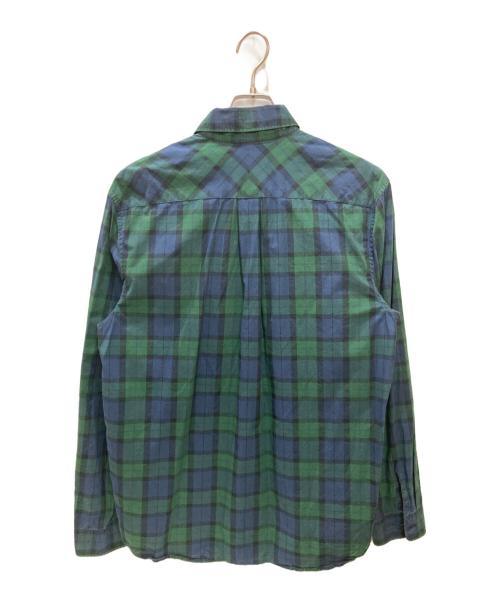 FRED PERRY（フレッドペリー）FRED PERRY (フレッドペリー) ブラックウォッチシャツ グリーン×ネイビー サイズ:Mの古着・服飾アイテム