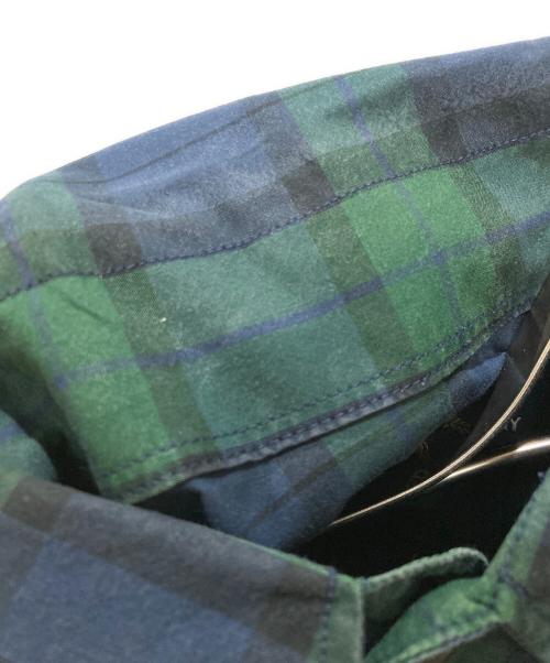 FRED PERRY（フレッドペリー）FRED PERRY (フレッドペリー) ブラックウォッチシャツ グリーン×ネイビー サイズ:Mの古着・服飾アイテム