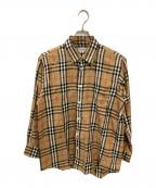 Burberry'sバーバリー）の古着「ヴィンテージノヴァチェックシャツ」｜ブラウン