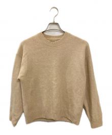 AURALEE（オーラリー）の古着「SBABY CASHMERE KNIT P/O」｜ベージュ