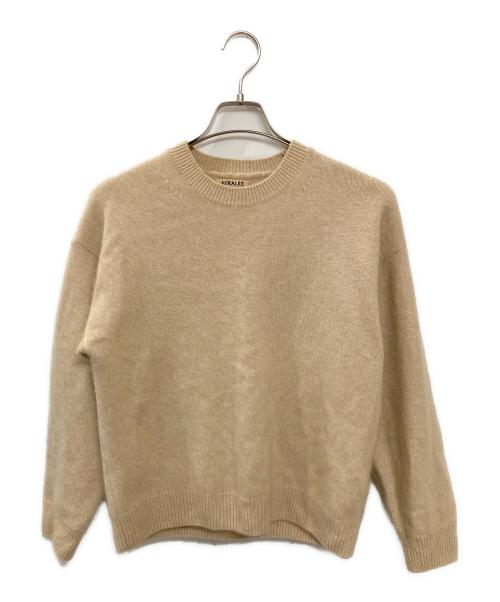 AURALEE（オーラリー）AURALEE (オーラリー) SBABY CASHMERE KNIT P/O ベージュの古着・服飾アイテム