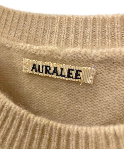 AURALEE（オーラリー）AURALEE (オーラリー) SBABY CASHMERE KNIT P/O ベージュの古着・服飾アイテム