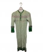 Mame Kurogouchiマメクロゴウチ）の古着「ニットドレス」｜グリーン