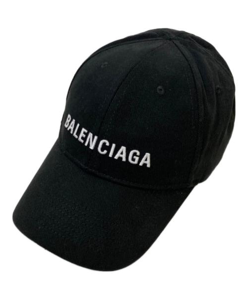 BALENCIAGA（バレンシアガ）BALENCIAGA (バレンシアガ) Logo Cap/ロゴキャップ ブラック サイズ:不明(実寸サイズをご確認ください)の古着・服飾アイテム