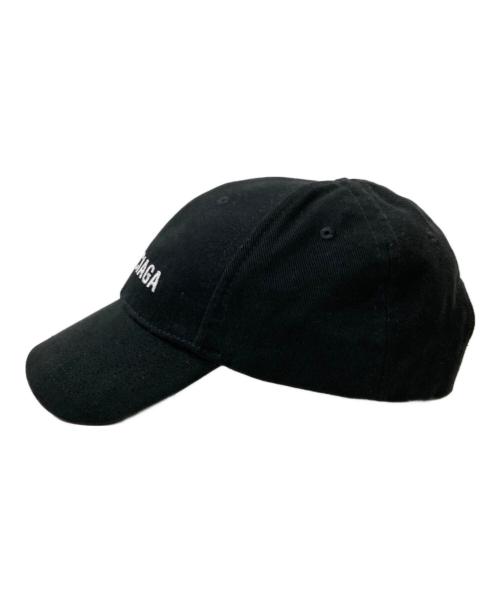 BALENCIAGA（バレンシアガ）BALENCIAGA (バレンシアガ) Logo Cap/ロゴキャップ ブラック サイズ:不明(実寸サイズをご確認ください)の古着・服飾アイテム