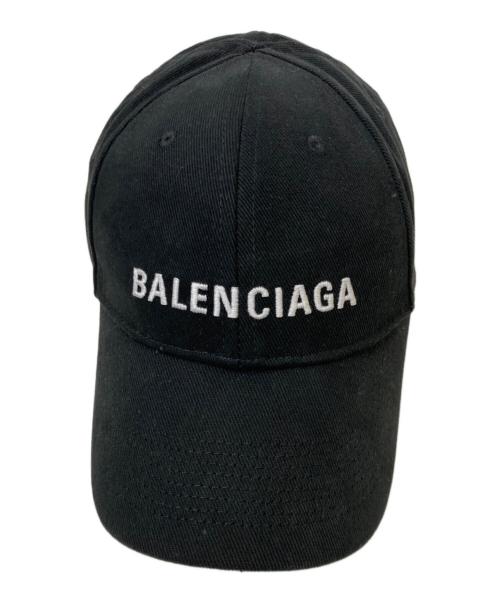 BALENCIAGA（バレンシアガ）BALENCIAGA (バレンシアガ) Logo Cap/ロゴキャップ ブラック サイズ:不明(実寸サイズをご確認ください)の古着・服飾アイテム