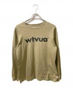 WTAPSダブルタップス）の古着「SCREEN WTVUA/ロングスリーブTシャツ」｜カーキ