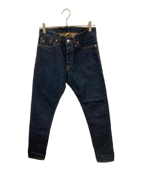 RRL（ダブルアールエル）RRL (ダブルアールエル) スリムナローセルビッチデニムパンツ インディゴ サイズ:73.5cm (W29)の古着・服飾アイテム