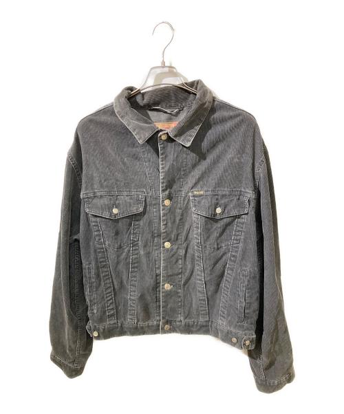 DIESEL（ディーゼル）DIESEL (ディーゼル) コーデュロイジャケット ブラック サイズ:XLの古着・服飾アイテム