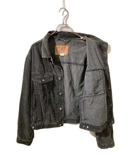 DIESEL（ディーゼル）DIESEL (ディーゼル) コーデュロイジャケット ブラック サイズ:XLの古着・服飾アイテム