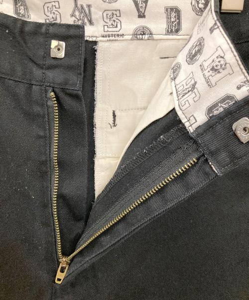 Hysteric Glamour（ヒステリックグラマー）Hysteric Glamour (ヒステリックグラマー) HYSTERIC PIN チノパンツ / ワークパンツ ブラック サイズ:Mの古着・服飾アイテム