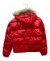LACOSTE (ラコステ) ラクーンファー付きダウンジャケット レッド サイズ:48：10000円