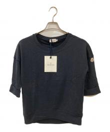 MONCLER（モンクレール）の古着「裏毛クルーカットソー」｜ネイビー