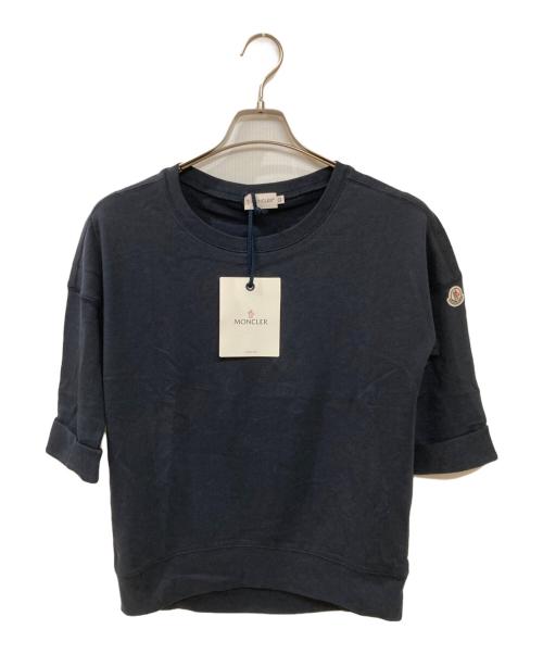 MONCLER（モンクレール）MONCLER (モンクレール) 裏毛クルーカットソー ネイビー サイズ:XSの古着・服飾アイテム