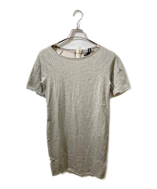 MONCLER（モンクレール）MONCLER (モンクレール) 裏毛ライトスウェットワンピース グレー サイズ:XSの古着・服飾アイテム