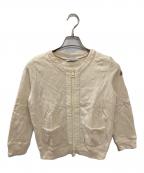 MONCLERモンクレール）の古着「キルティングスウェットジャケット」｜ベージュ