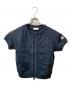 MONCLER（モンクレール）の古着「スウェットジップカットソー」｜ネイビー