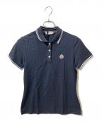 MONCLERモンクレール）の古着「Maglia polo  Manica corta/ポロシャツ」｜ネイビー