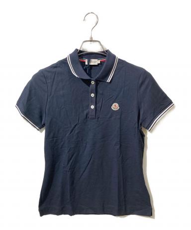 ひ*ろ様 【最終値下】Moncler 青 ポロシャツ 中古・古着通販】MONCLER (モンクレール) Maglia polo Manica corta