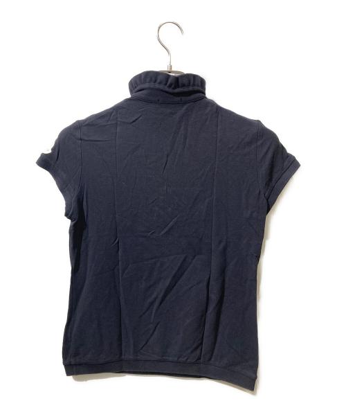 MONCLER（モンクレール）MONCLER (モンクレール) フリルカラーポロシャツ ネイビー サイズ:Sの古着・服飾アイテム