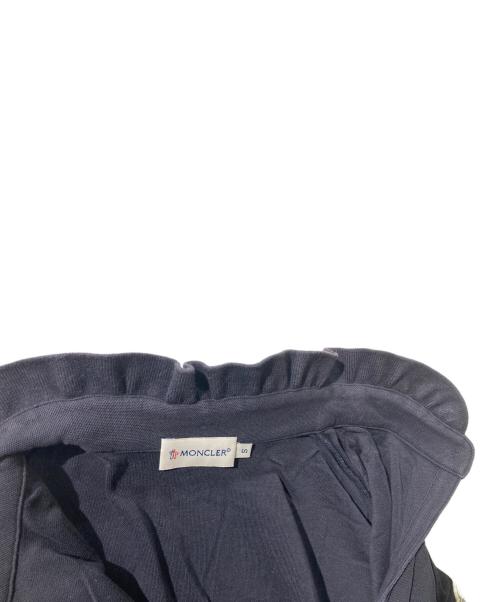 MONCLER（モンクレール）MONCLER (モンクレール) フリルカラーポロシャツ ネイビー サイズ:Sの古着・服飾アイテム