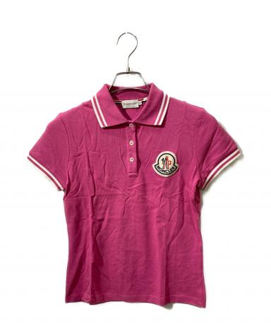 中古・古着通販】MONCLER (モンクレール) ポロシャツ ピンク サイズ:S
