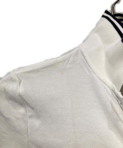 MONCLER（モンクレール）MONCLER (モンクレール) ポロシャツ ホワイト サイズ:Sの古着・服飾アイテム